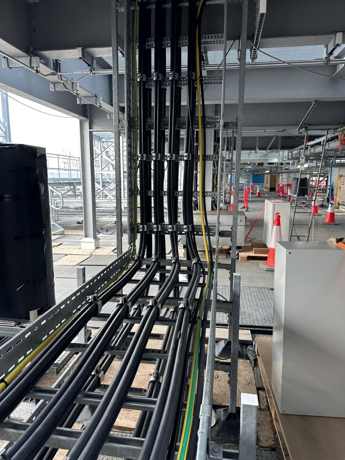 Cable drop — Plant room
